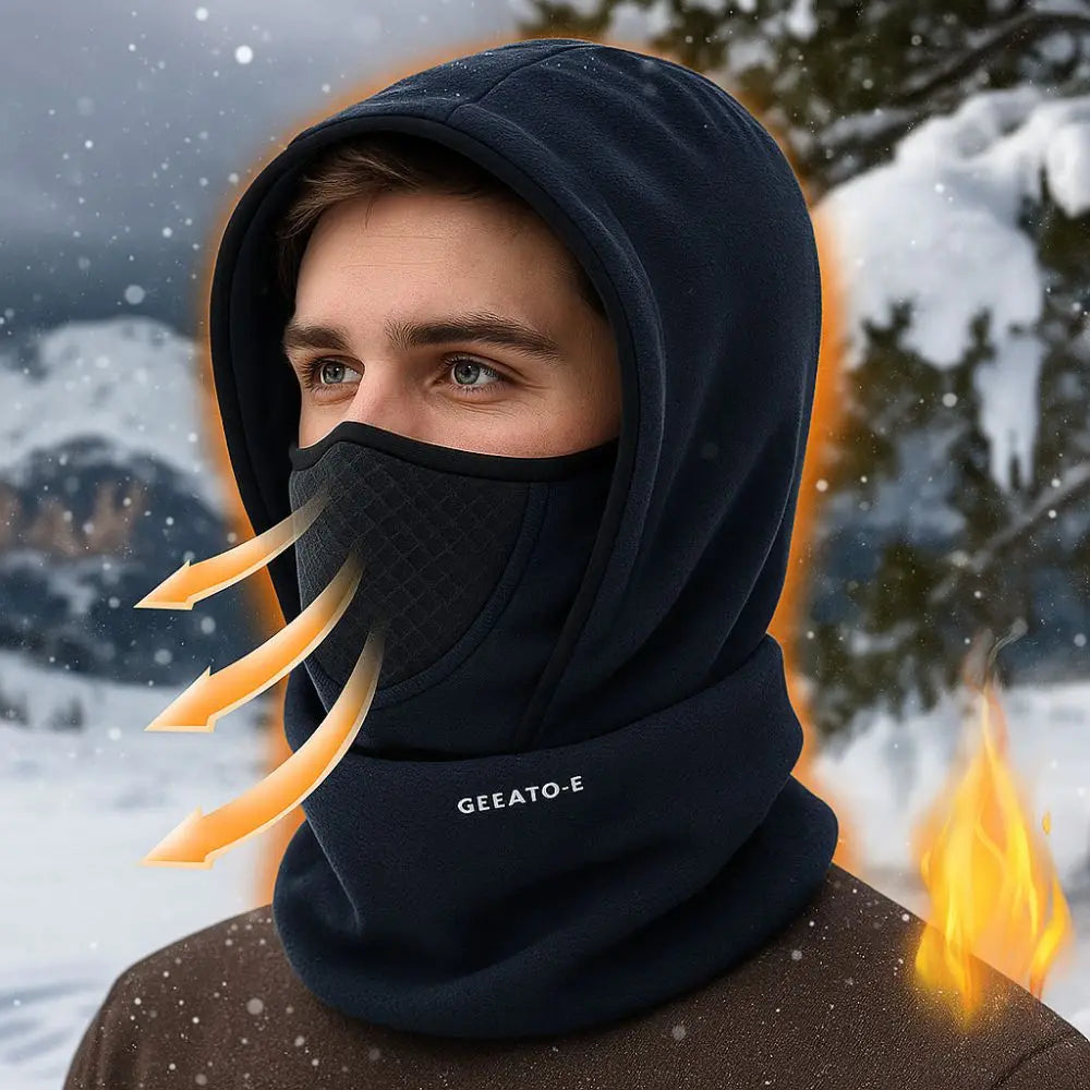 Waterproof Polar Fleece Balaclava Hat – Thermal Face & Neck Warmer Balaclava Hat Nixie