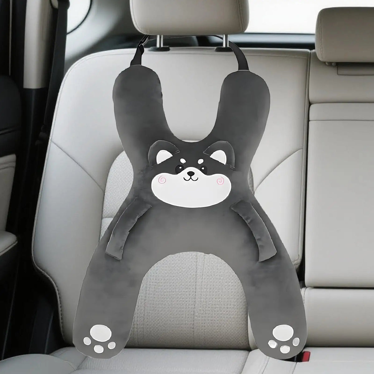 Kids H-Shaped Plush Travel Neck Pillow – Car & Airplane