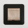Resin Light Switch Cover Frame – No-Punch Dustproof Wall Decor