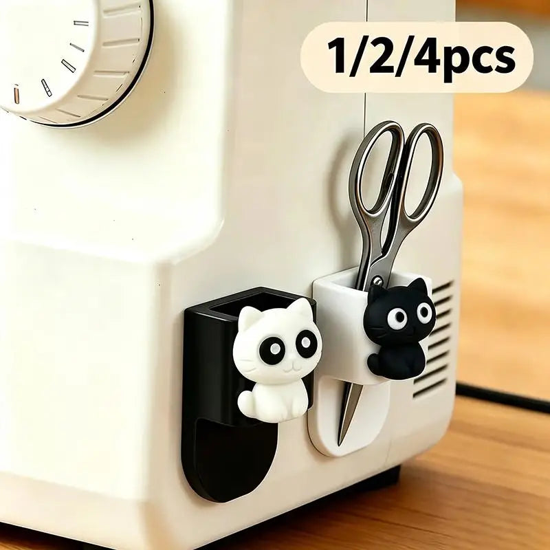 Sewing Scissor Storage Box Self-Adhesive 1/2/4 Pcs