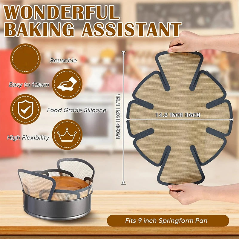 Silicone Non-Stick Loaf Pan Liner Mat – Reusable Baking Sling Silicone Baking Liner Nixie