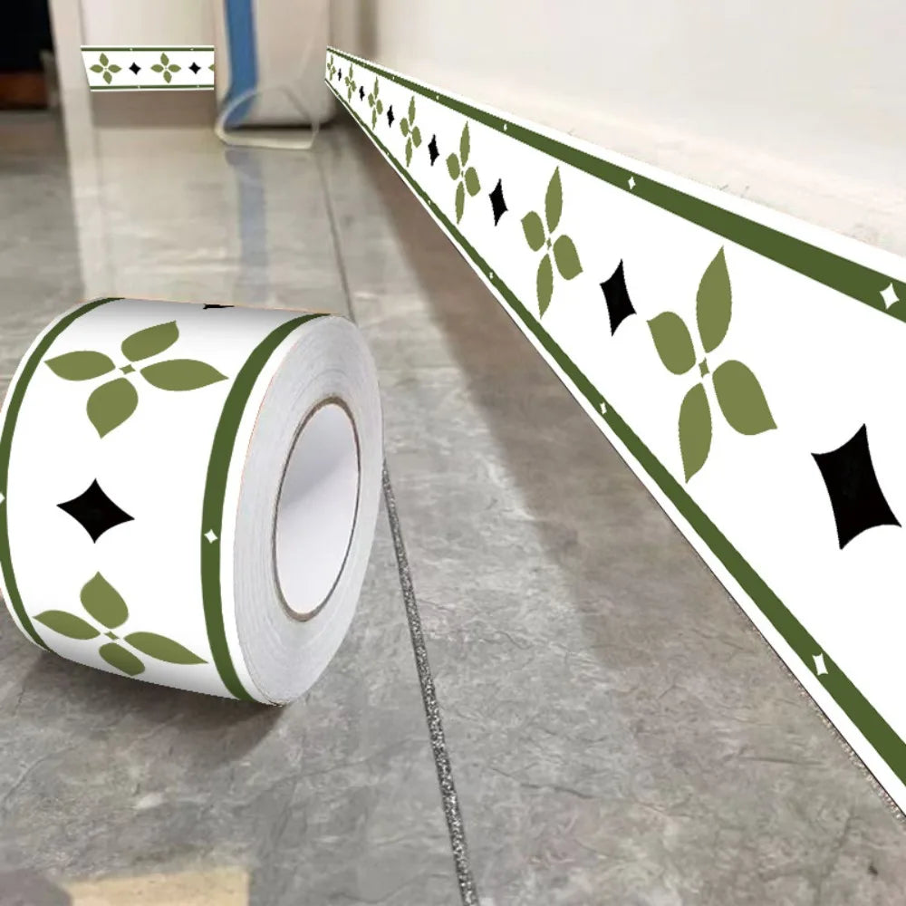 Self-Adhesive Skirting Line Wall Strip 5/10M | 8 Colors
