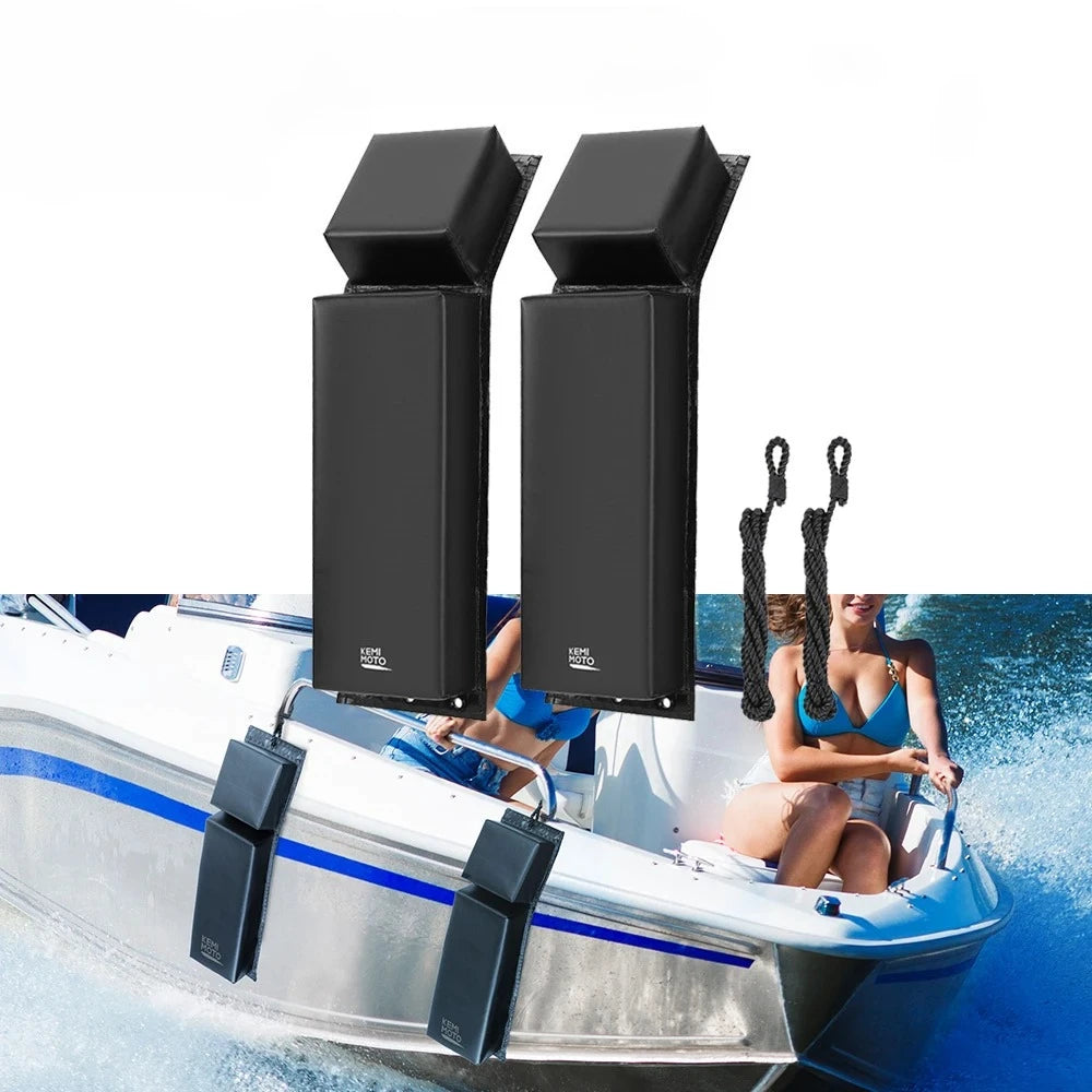 PVC Boat Fenders & Dock Bumpers with Elastic Cords | Jet Ski Boat Dock Fenders Nixie