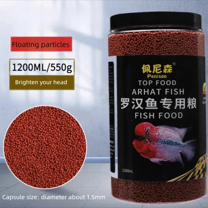 Nixie Arhat Flowerhorn Fish Food with Astaxanthin – 1000g Aquarium Fish Food Nixie
