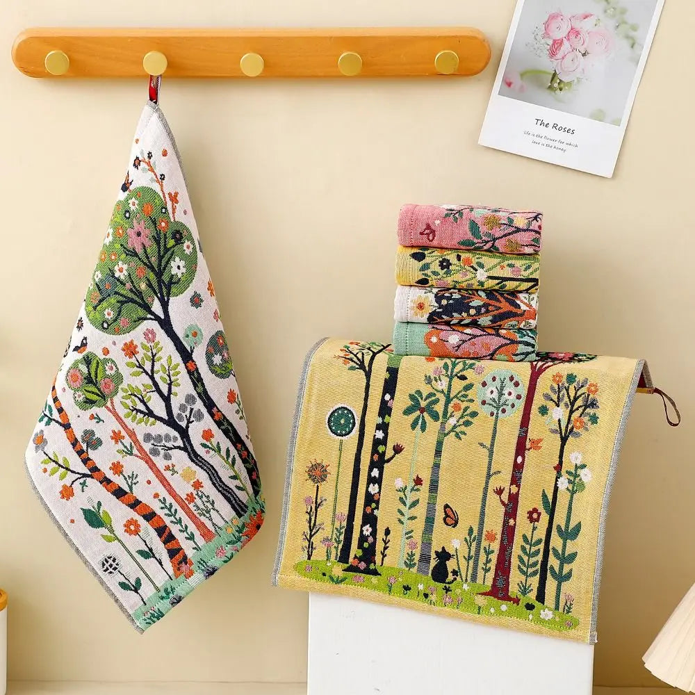 4-Layer Cotton Gauze Kitchen Towel 34x40cm – Quick Dry Dish Cloth Kitchen Dish Towel Nixie