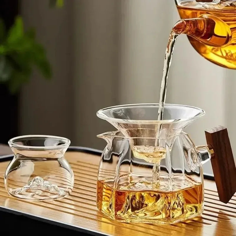 Nixie Transparent Glass Tea Filter Set – 2 Piece Large Diameter Glass Tea Filter Nixie