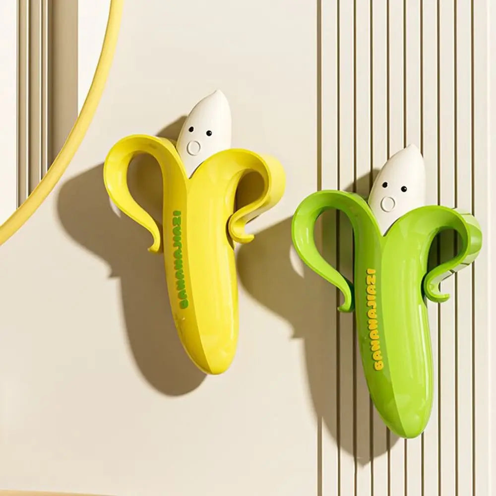 2-in-1 Banana Hair Cleaning Clip with Drainage Hole Bathroom Cleaning Clip Nixie