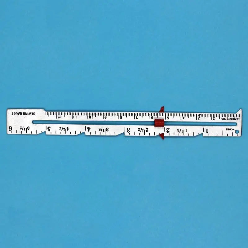 Metal Sliding Gauge 15cm | Sewing & Quilting Measuring Tool Sewing Measuring Tool Nixie C