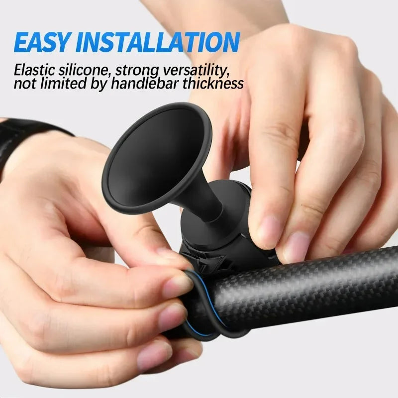 Electronic Bicycle Horn Bell – 120dB Loud Handlebar Alarm Bicycle Horn Bell Nixie