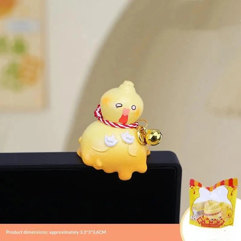 Resin Gourd Mini Figurine – Desk, Car & Home Décor Ornament Decorative Figurine Nixie B