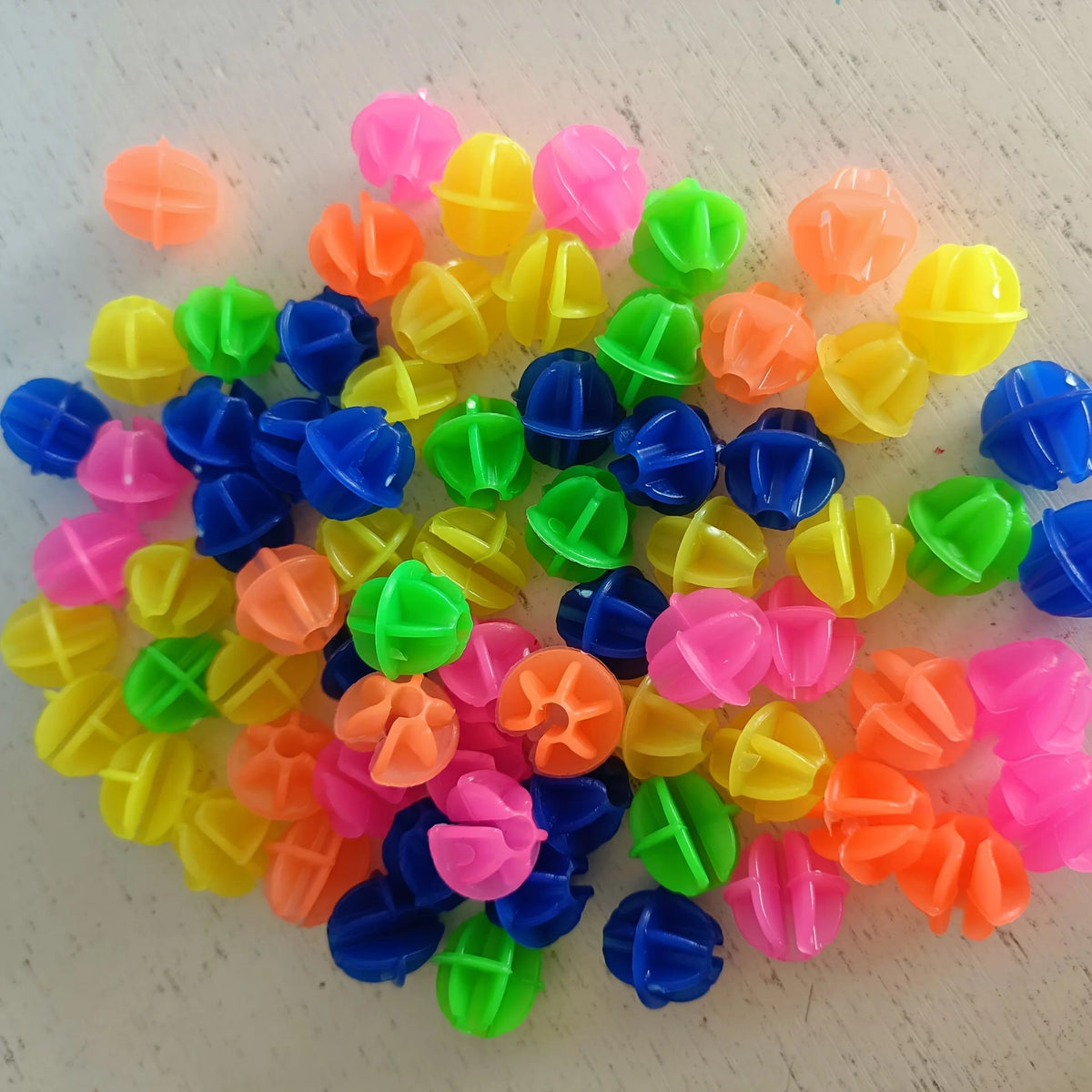 72 Colorful Bicycle Spoke Beads – Clip-On Wheel Decorations Bicycle Spoke Beads Nixie