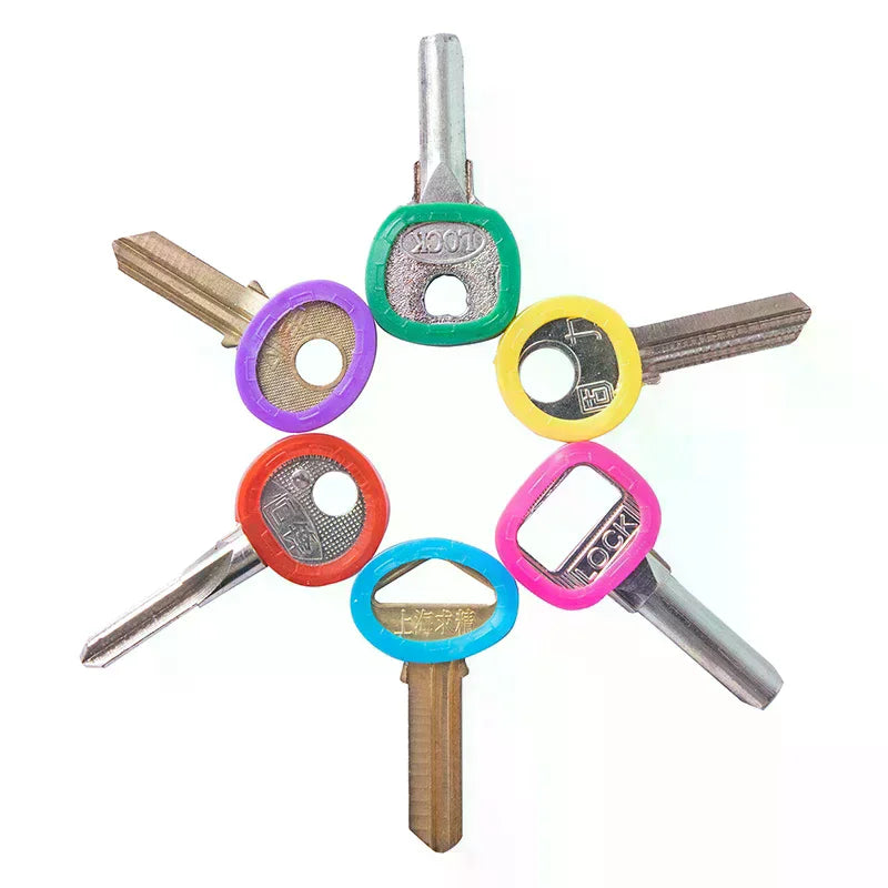 30-Pack Silicone Key Covers – Multicolor Elastic Key Caps Silicone Key Covers Nixie