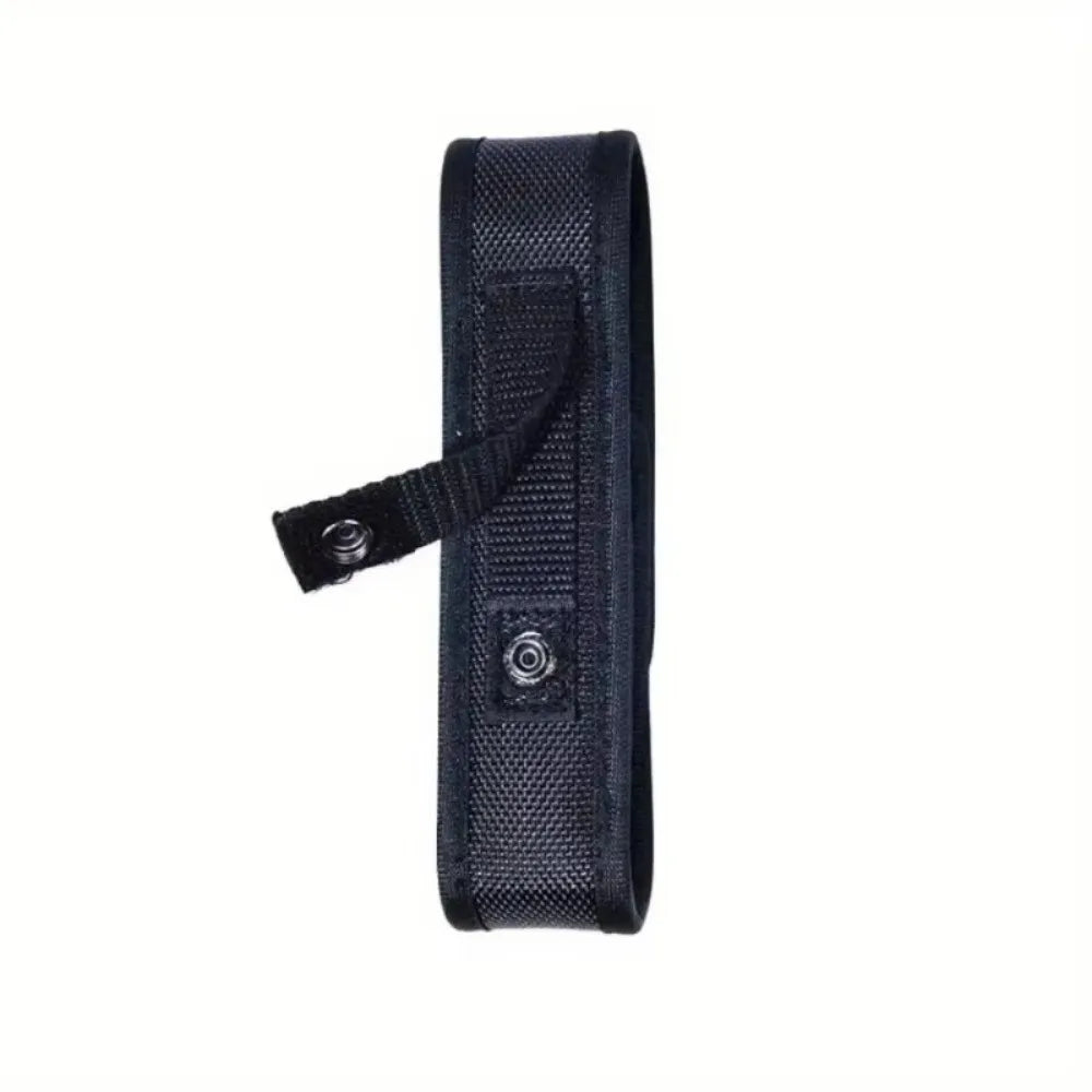 Nylon Flashlight Pouch | Belt Clip, Hook & Loop Closure