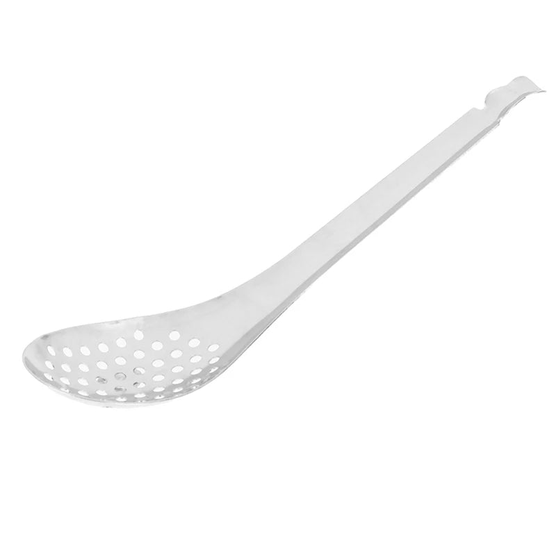 56-Hole Stainless Steel Caviar Spoon & Egg Yolk Separator Kitchen Strainer Spoon Nixie