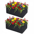 2PCS Rectangle Felt Plant Grow Bags with Handles – S, M, L Fabric Grow Bags Nixie M