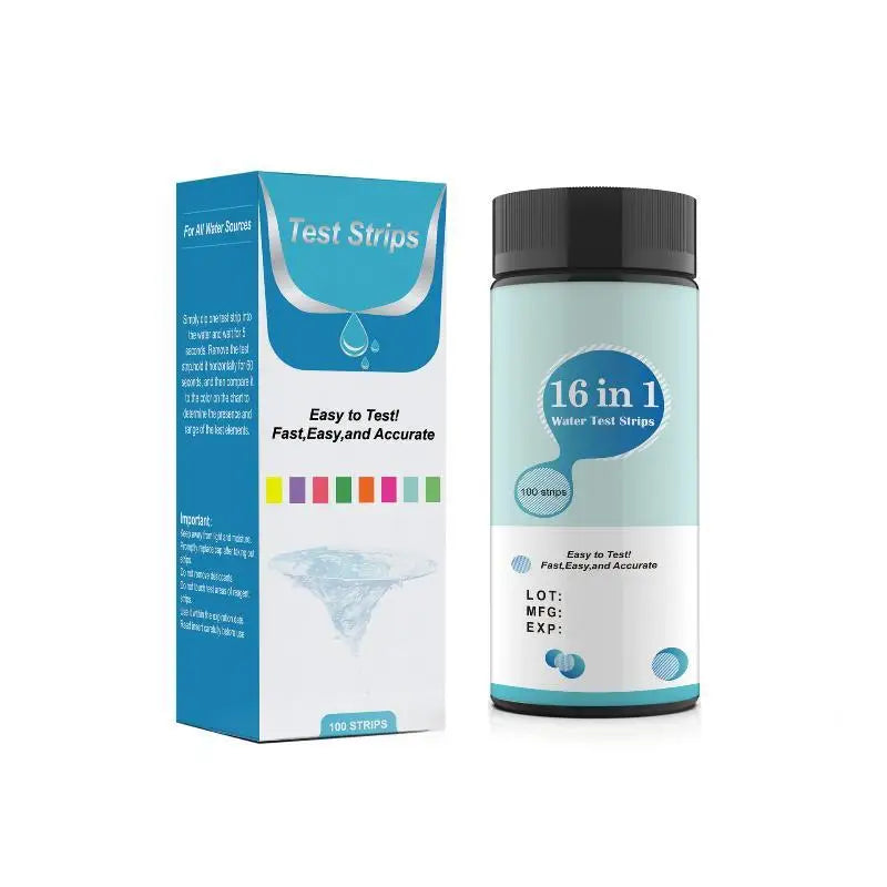 16-in-1 Aquarium Water Test Strips 50/100Pcs | pH & More Water Test Strips Nixie