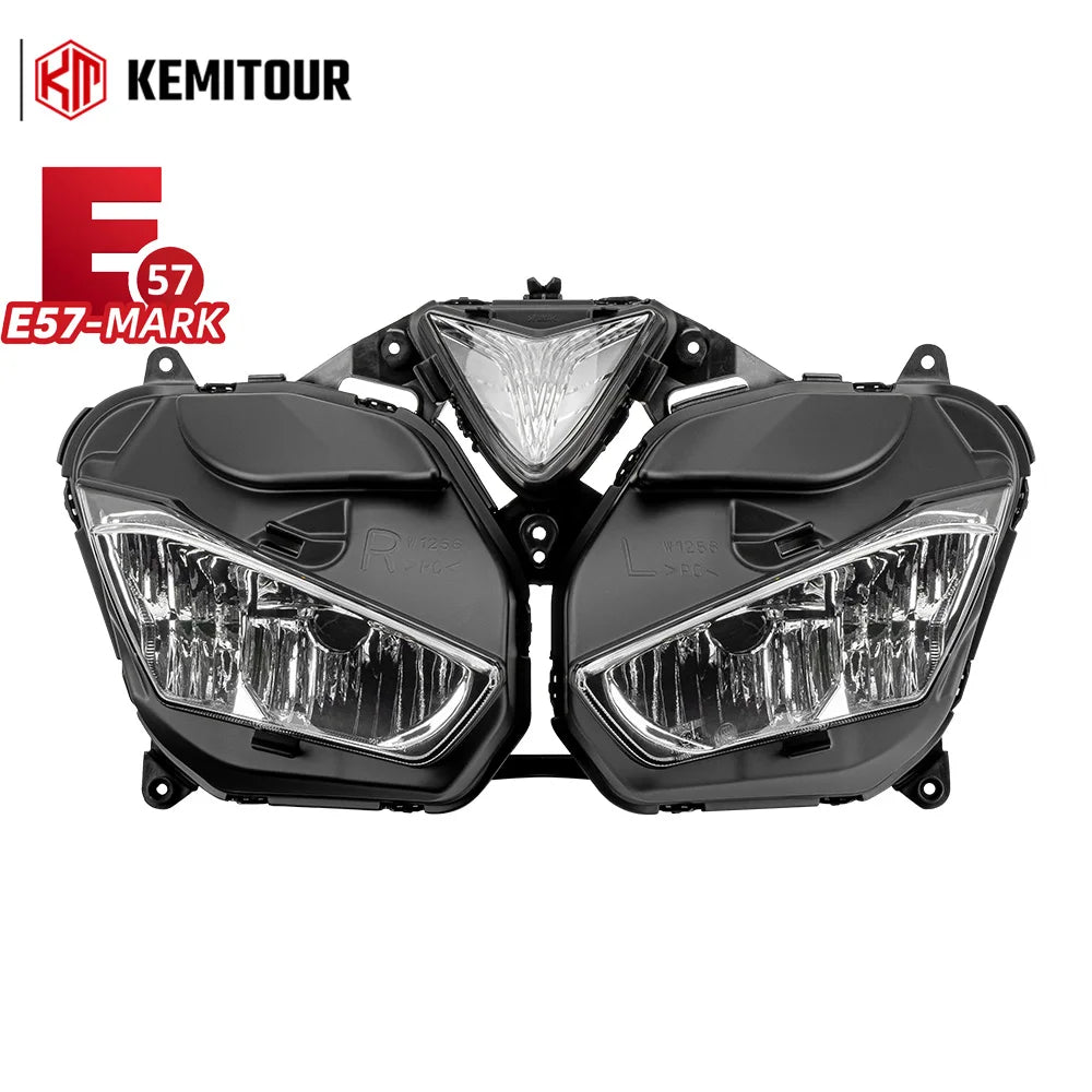 E-MARK LED Headlight Assembly – Yamaha YZF-R3 R25 2015-2018 Motorcycle Headlight Assembly Nixie