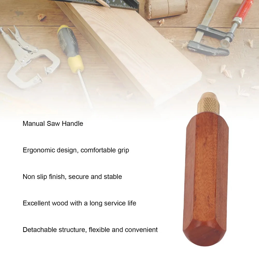 Detachable Wooden Hand Saw Handle – Non-Slip Ergonomic Grip Hand Saw Handle Nixie