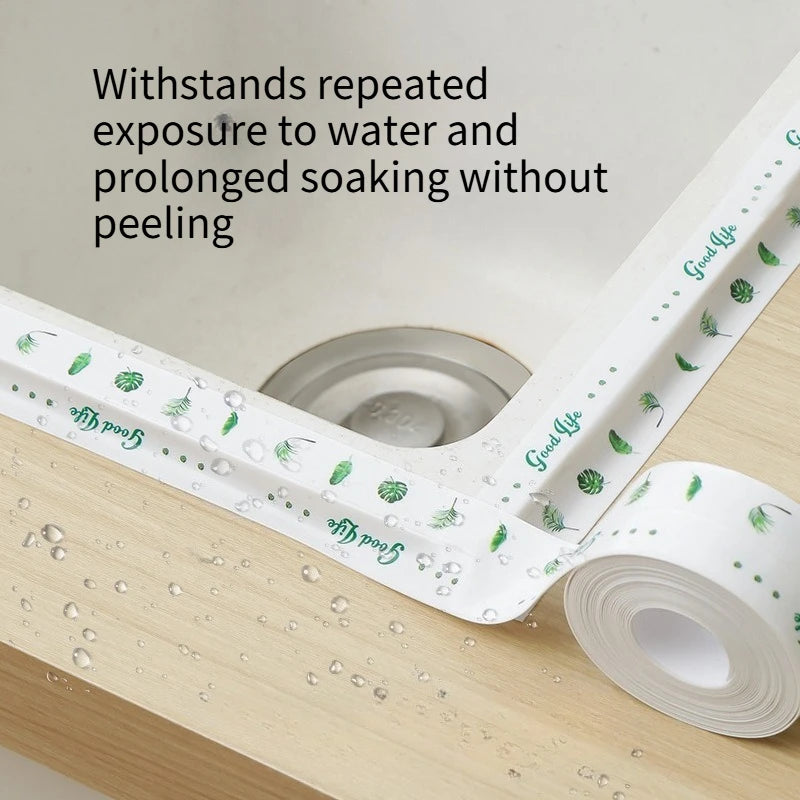 Waterproof Self-Adhesive Caulk Strip Tape – Kitchen & Bathroom Waterproof Caulk Strip Nixie