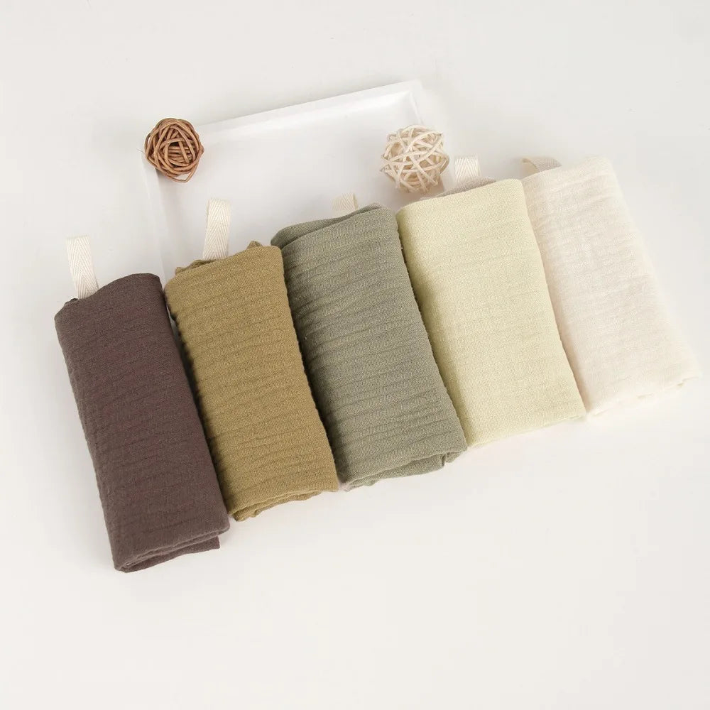 4-Layer Cotton Baby Washcloths – Soft Gauze Burp Cloths 3-5 Pack Baby Washcloth Set Nixie 30
