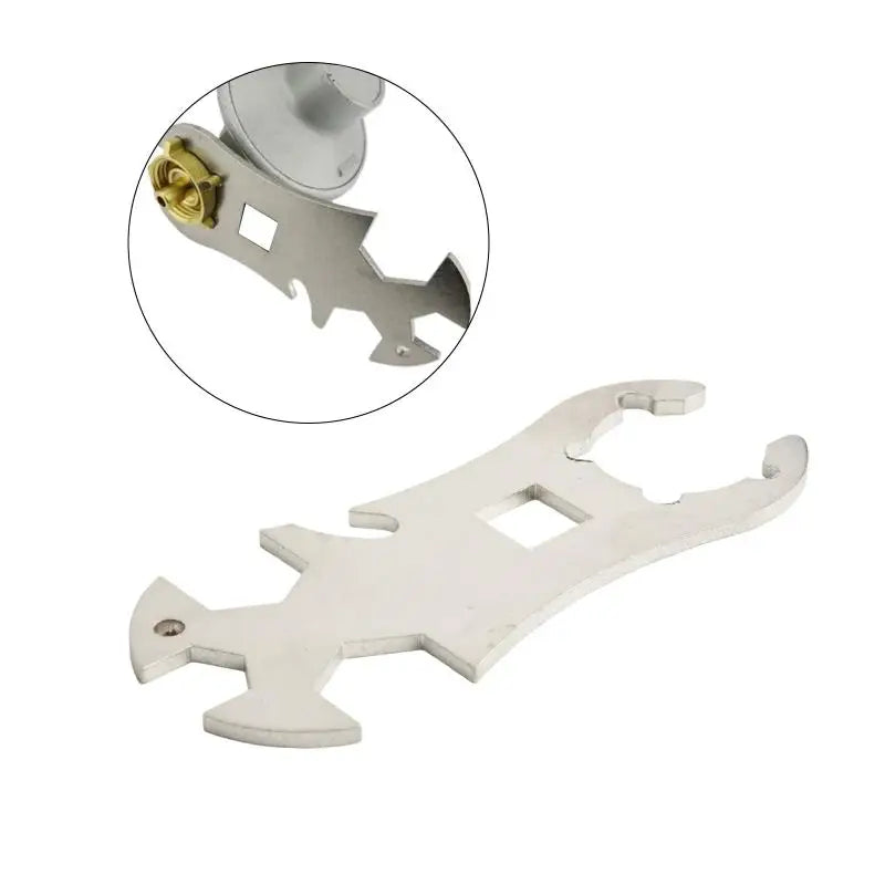 Stainless Steel Gas Cylinder Wrench – Portable Bottle Key Tool Gas Bottle Wrench Nixie