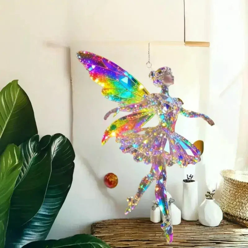 2D Acrylic Ballerina Pendant – Car Charm & Christmas Ornament Decorative Pendant Nixie