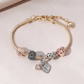 Heart Shaped Tree of Life Bracelet – Gold Copper Chain Fashion Bracelet Nixie Gold plated