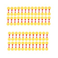 100Pcs Phone Camera Dust Protective Stickers 5/8/10mm