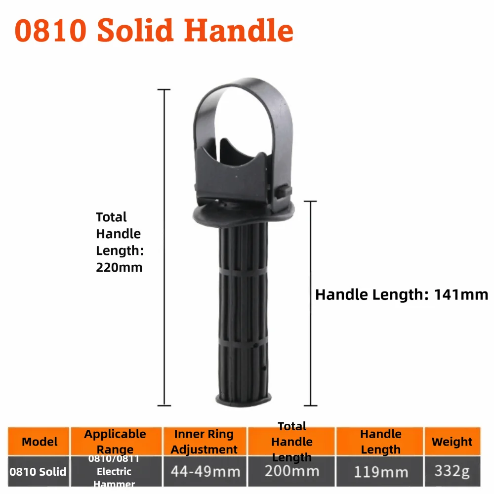 Adjustable Auxiliary Handle for Electric Hammer & Angle Grinder