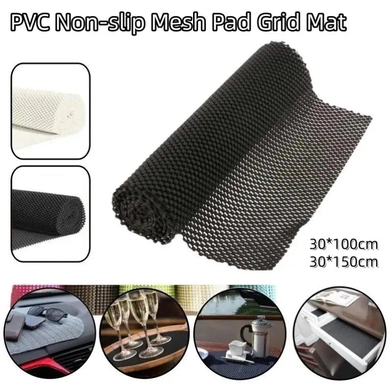 PVC Non-Slip Mesh Mat – Cuttable Shelf, Drawer & Car Liner Non-Slip Shelf Liner Nixie