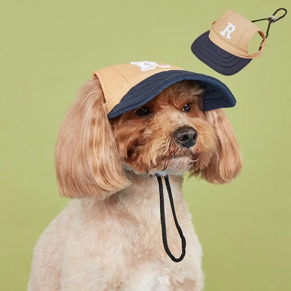 Adjustable Embroidered Dog Baseball Cap with Ear Holes Pet Baseball Cap Nixie