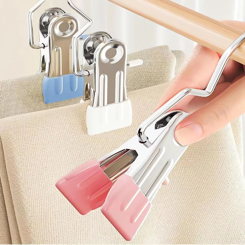 5-Pack Stainless Steel Clothespins with Hook – Laundry Clips Laundry Clothespins Nixie