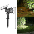 Solar Garden Spotlights RGB IP65 Waterproof Adjustable Landscape