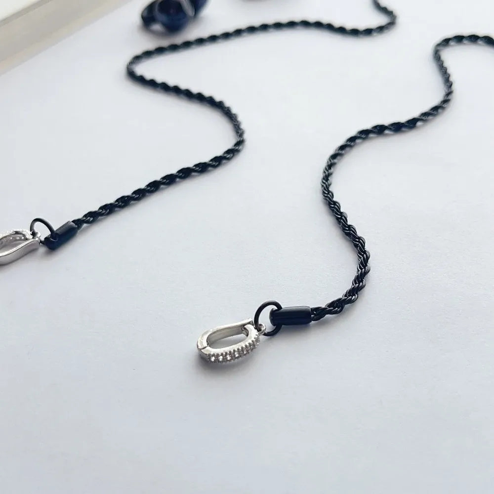 Stainless Steel Earphone Chain Necklace for Huawei Freeclip2 Earphone Chain Necklace Nixie