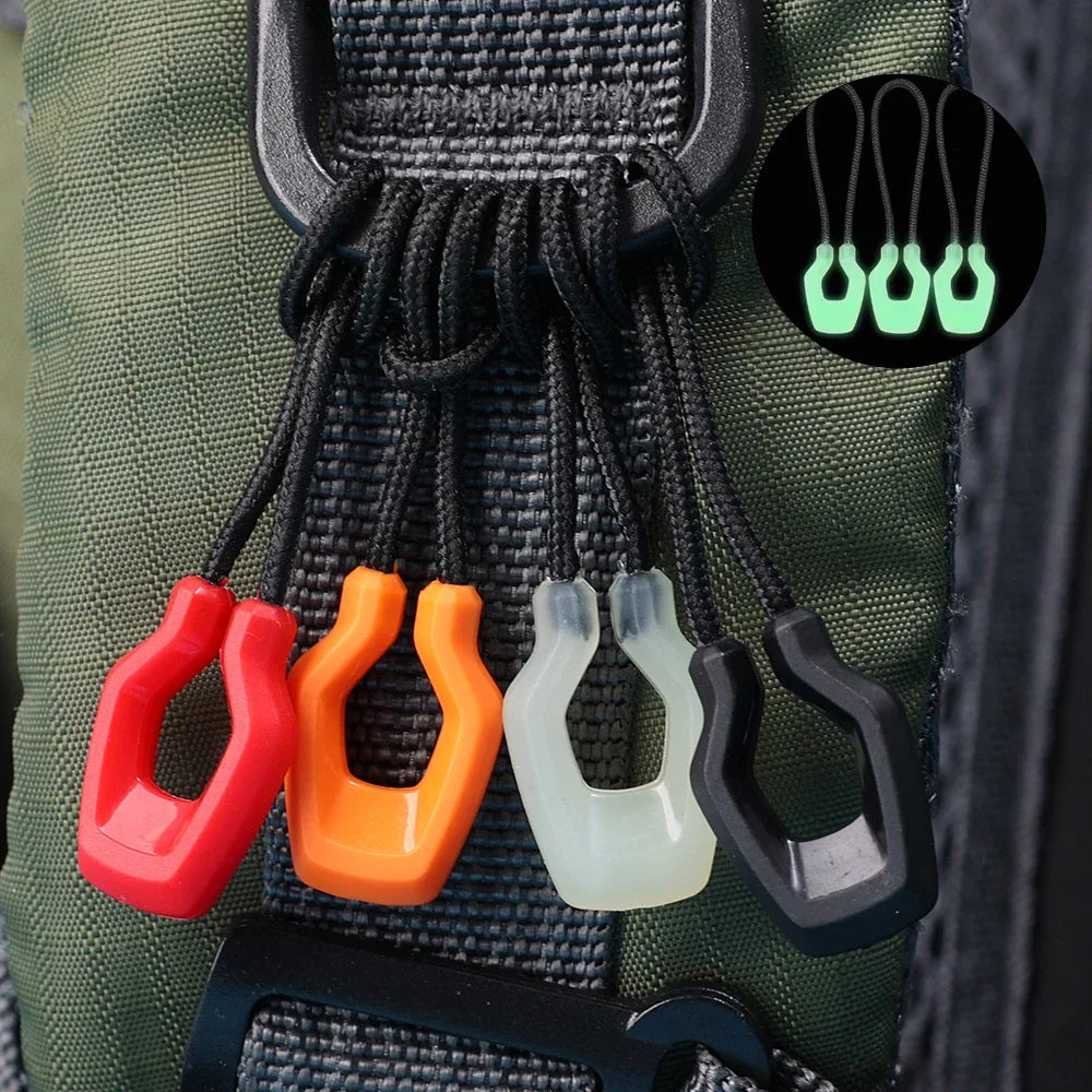 6Pcs Luminous Zipper Pullers – Glow-in-the-Dark Zip Extensions