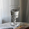 French Dragonfly Relief Crystal Goblet | Wine & Juice Glass Crystal Wine Goblet Nixie butterfly 301-400ml