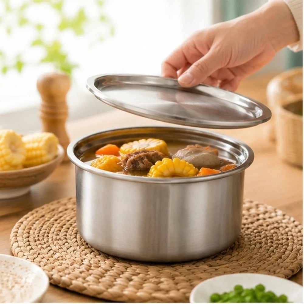 304 Stainless Steel Ramekin with Lid – Baby Food & Baking Bowl Stainless Steel Ramekin Nixie
