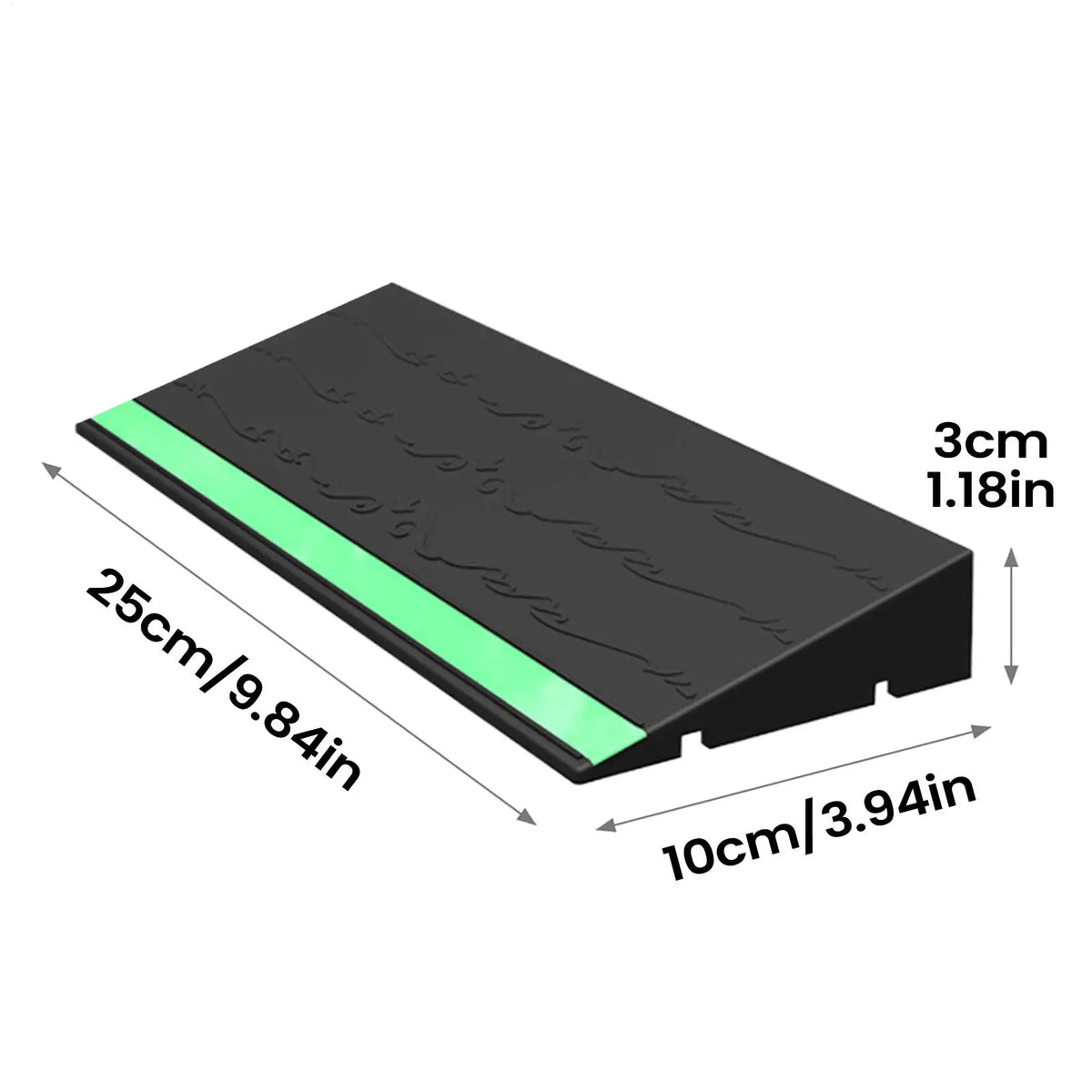Indoor Threshold Ramp with Glow Strip & Anti-Slip Mat Threshold Ramp Nixie