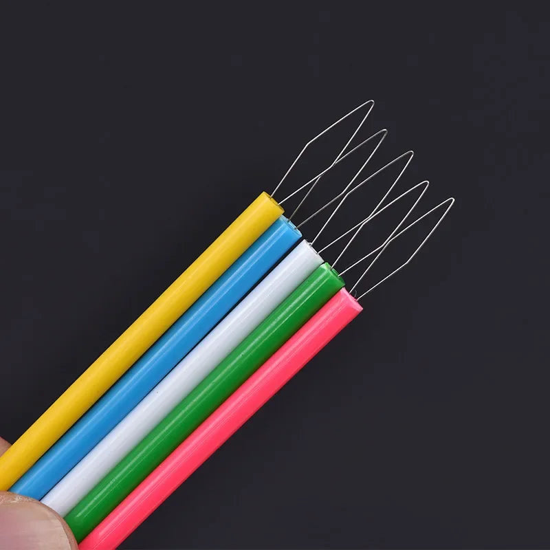 5pcs Colorful Cylindrical Needle Threader Set – Sewing Tool Needle Threader Set Nixie