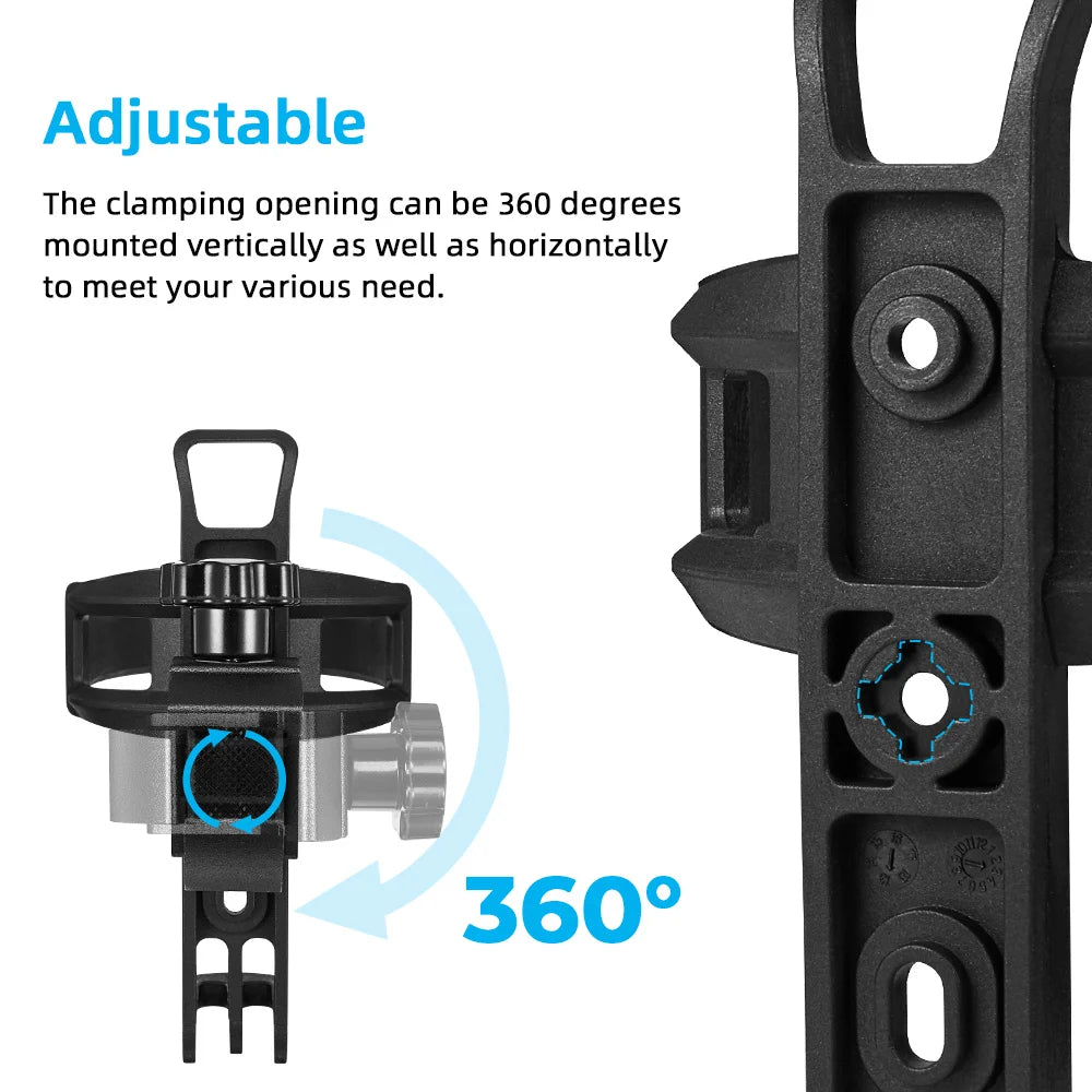 Universal Cup Holder Metal Clamp for Bike, ATV & Stroller Universal Cup Holder Nixie