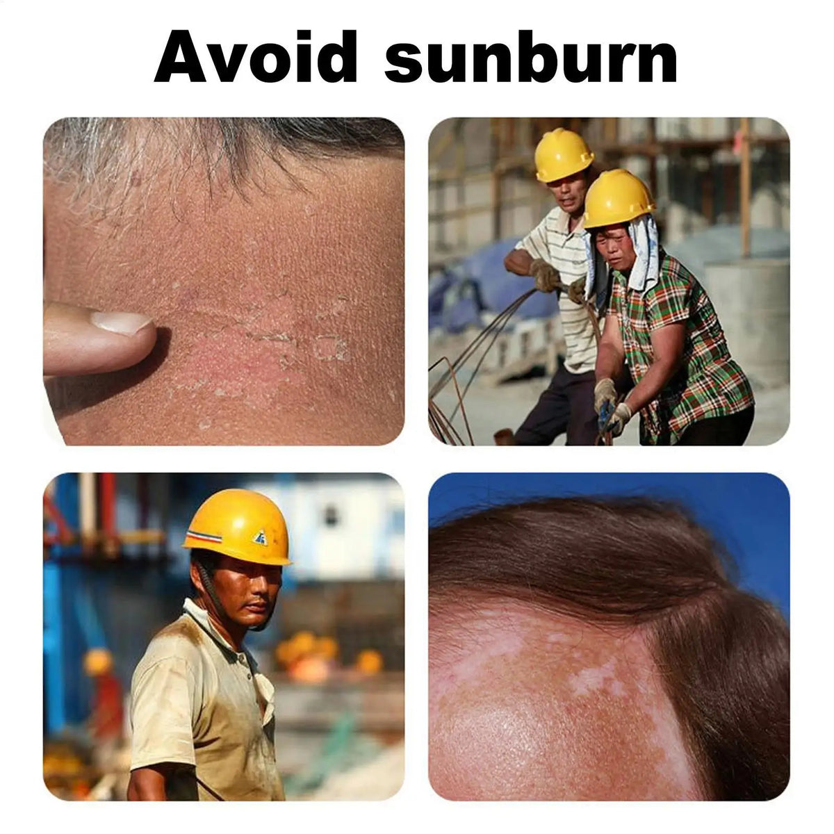 Hard Hat Sun Shade UPF50+ Breathable Neck Shield Visor