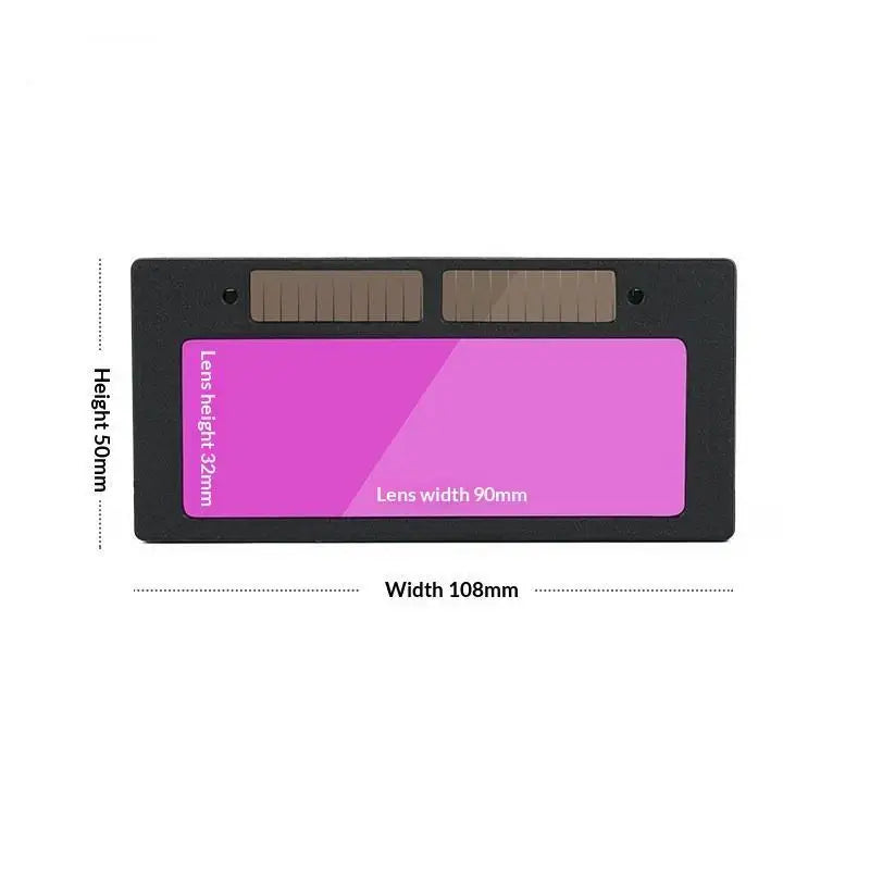 Solar Auto Darkening Welding Lens 2-Pack | 0.1ms Dimming Welding Helmet Lens Nixie