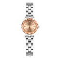 REBIRTH Minimalist Round Quartz Watch – Stainless Steel Strap Quartz Wristwatch Nixie Rose