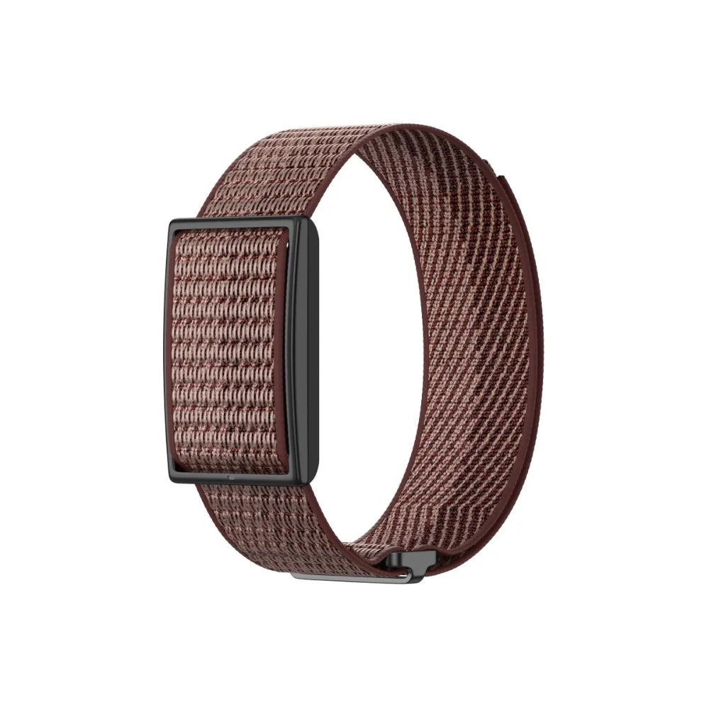 Nylon Sport Band for Polar Loop – 22mm Breathable Wrist & Arm Strap Fitness Tracker Band Nixie Dark Red 40cm