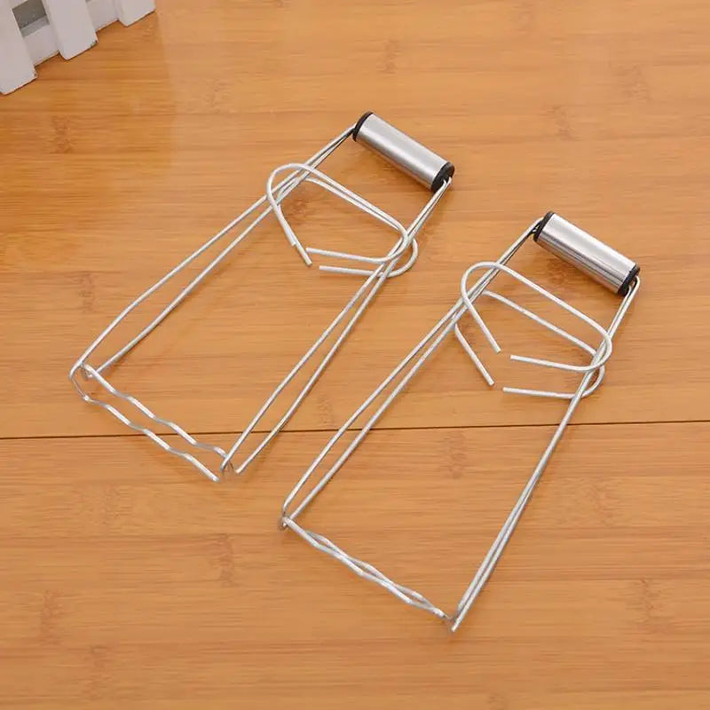 Stainless Steel Foldable Bowl Clip & Plate Gripper – 2 Pack