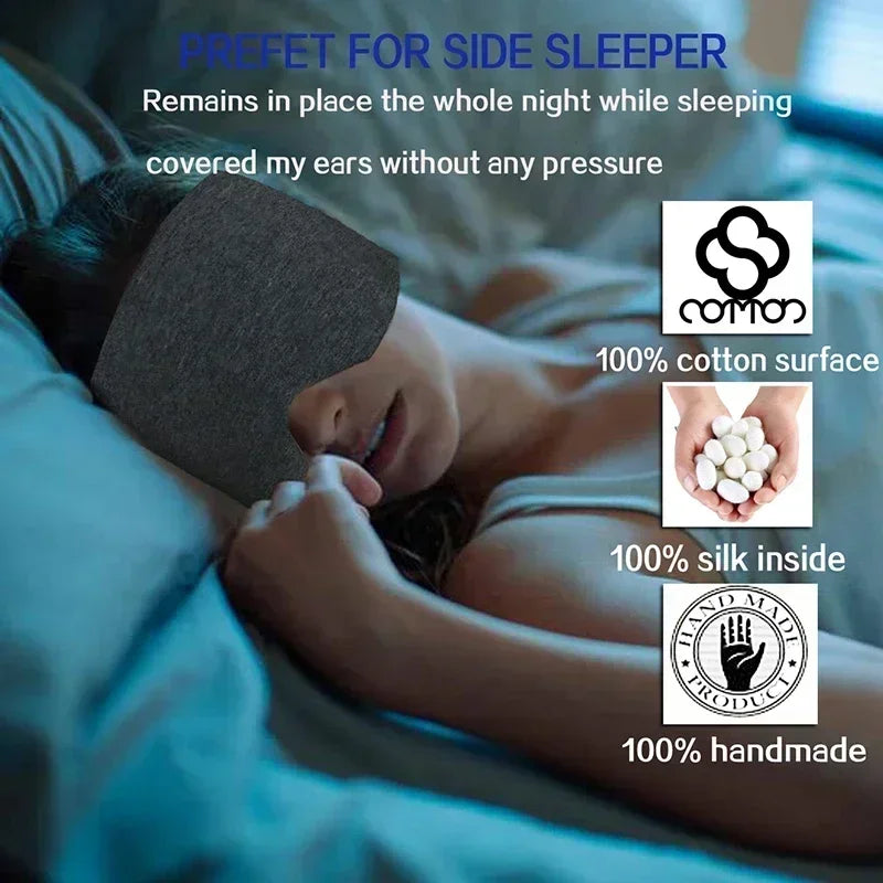 Cotton Sleep Mask – Zero Pressure Light Blocking Eye Mask