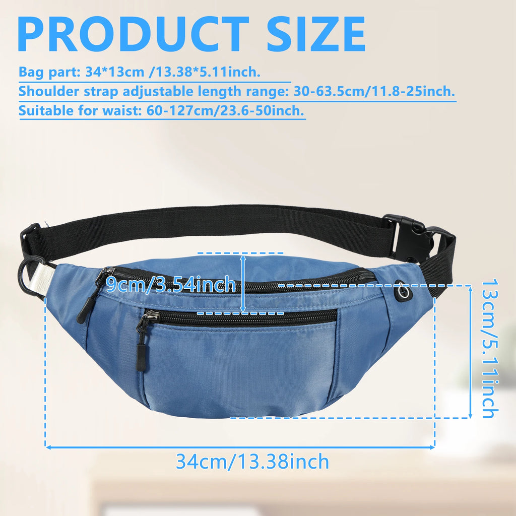 Waterproof Fanny Pack Crossbody Belt Bag for Travel & Hiking Crossbody Fanny Pack Nixie