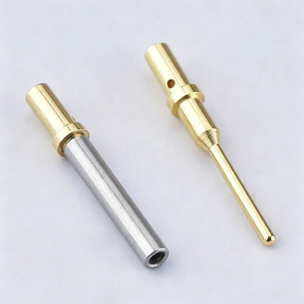 Gold Plated Crimp Terminal Pin 6-20AWG DT DTM Male Female Crimp Terminal Pin Nixie