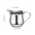 Stainless Steel Milk Frothing Pitcher Cup with Pouring Spout Milk Frothing Pitcher Nixie 240ml 8oz