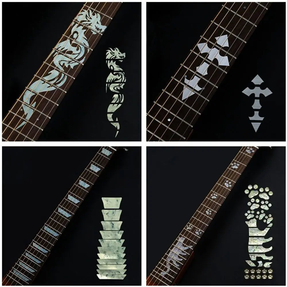 Guitar Fretboard Stickers – Ultra Thin Cross Inlay Decals